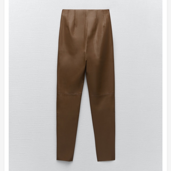 Zara faux leather leggings - Picture 3 of 3